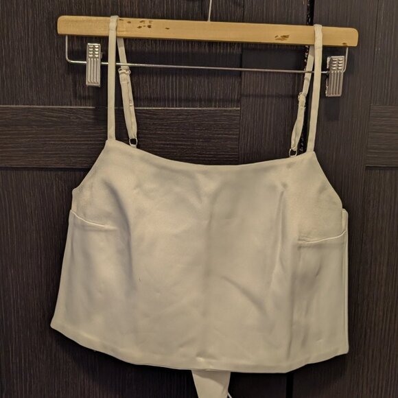 Custom Wedding Dress, Fits like X-Large, Sheer Pearl Overlay with Liner - Picture 3 of 4